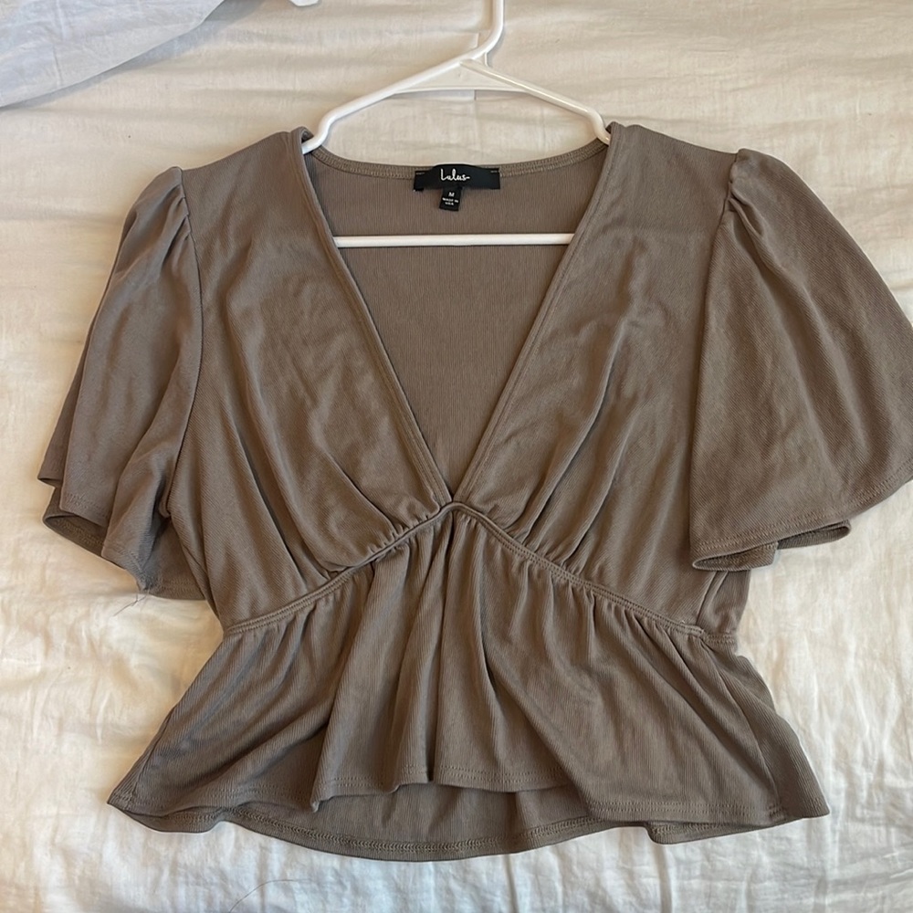 peplum top